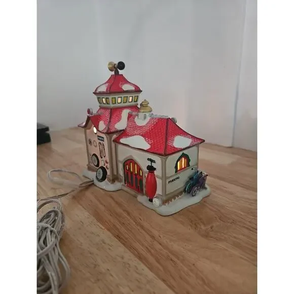 Dept 56 North Pole Bike Bicycle Shop Animated Wheel #4025281 Box & Cord Works - Picture 7 of 16